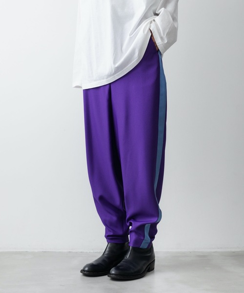 パンツ ato ATO パンツ CLASSIC WOOL 2-TUCK TAPERED PANTS メンズ