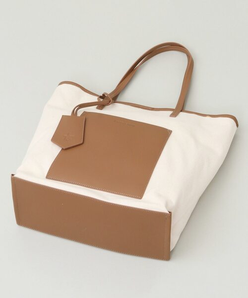 トートバッグ バッグ アウトポケットトートバッグ CONVERSE 本体 合成皮革　裏地