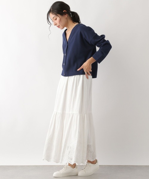 LEPSIM（レプシィム） カーディガン スナップボタンカットカーディガン