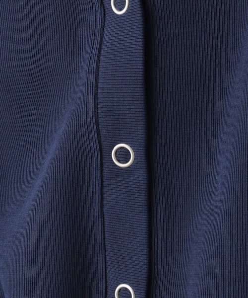 LEPSIM（レプシィム） カーディガン スナップボタンカットカーディガン