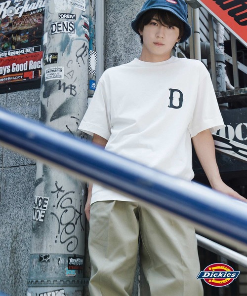 Dickies tシャツ 「Dickies」半袖 プリント”D” Tシャツ メンズ