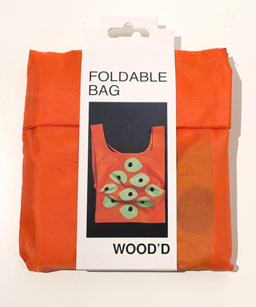 WOOD'D（ウッド） エコバッグ WOOD'D Reusable Foldable Shopping Bag