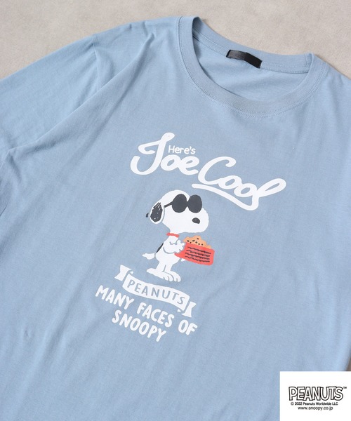 tシャツ 「PEANUTS」スヌーピープリントTシャツ レディース PEANUTS tシャツ スヌーピー プリント Tシャツ 半袖 レディース