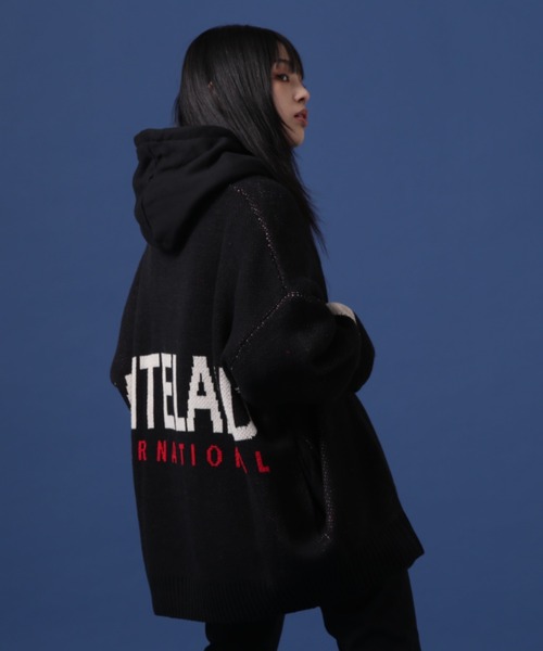 White Land カーディガン セール】【WEB&DEPOT限定】WHITELAND/ホワイトランド/LEOPARD