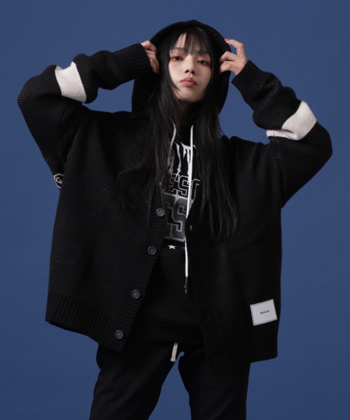 White Land カーディガン セール】【WEB&DEPOT限定】WHITELAND/ホワイトランド/LEOPARD