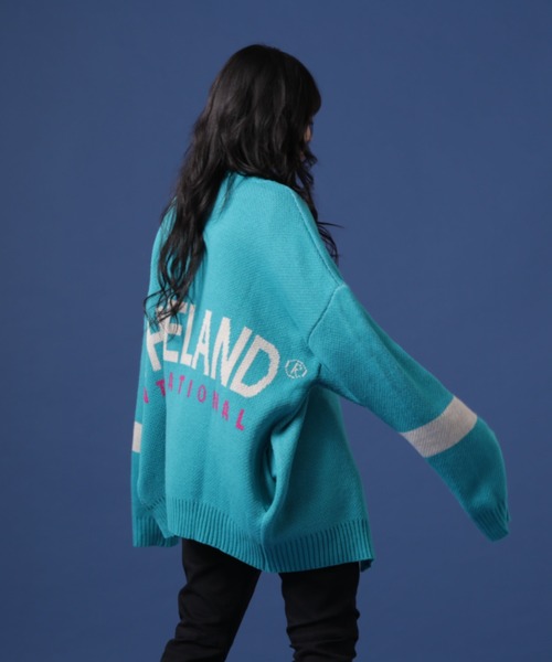 WHITELAND カーディガン WHITELAND カーディガン WHITELAND/ホワイトランド/ペイズリー