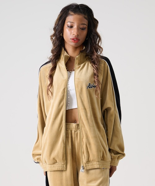 FUBU（フブ） ブルゾン アウター ブランド ロゴ 刺繍 長袖 フルジップ