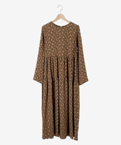 ルクールブラン（le．coeur blanc）/フラワージャガードティアードワンピース le.coeur blanc（ルクールブラン） ワンピース フラワージャガード