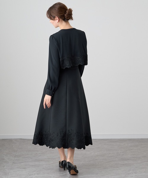 ANAYI スカート バックサテンレース刺繍 : ZOZOTOWN Yahoo!店 - 通販