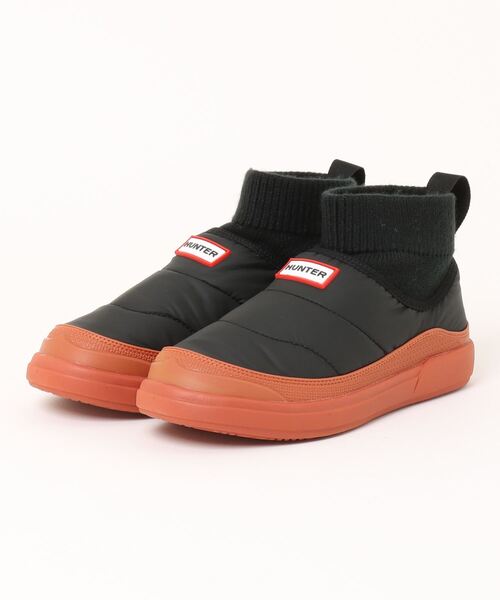 HUNTER（ハンター） スリッポン 「HUNTER」W IN/OUT PUFFER KNIT BOOT 