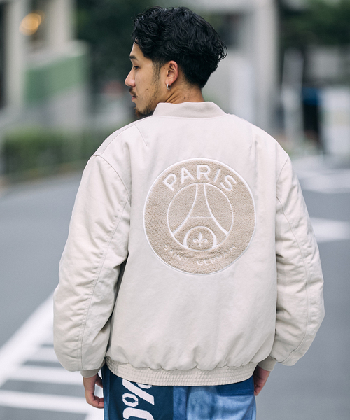 ma1 ma-1 「Paris Saint-Germain」ボンバージャケット メンズ