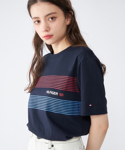 tシャツ 「オンライン限定」「ユニセックス」チェストストライプTシャツ メンズ レディース | TOMMY HILFIGER | 03