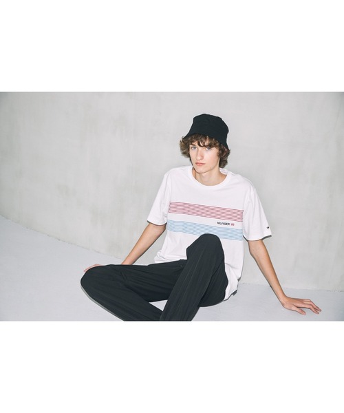 tシャツ 「オンライン限定」「ユニセックス」チェストストライプTシャツ メンズ レディース | TOMMY HILFIGER | 11