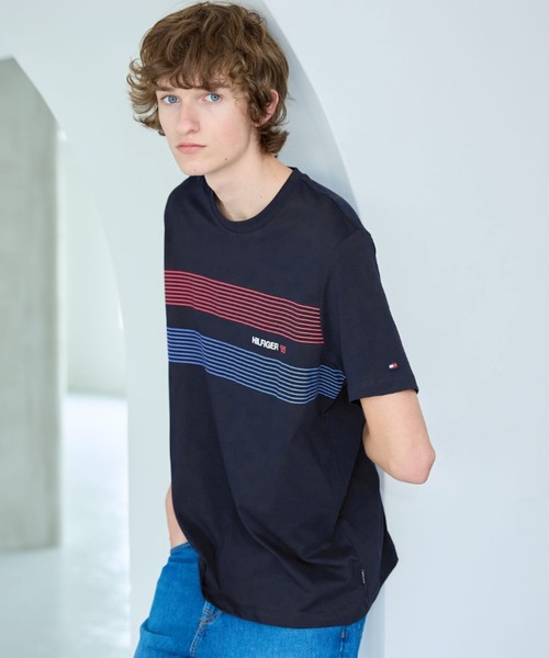 tシャツ 「オンライン限定」「ユニセックス」チェストストライプTシャツ メンズ レディース | TOMMY HILFIGER | 15