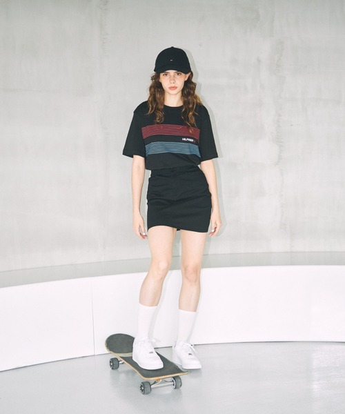 tシャツ 「オンライン限定」「ユニセックス」チェストストライプTシャツ メンズ レディース | TOMMY HILFIGER | 22