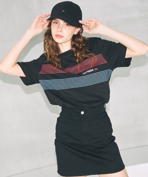 tシャツ 「オンライン限定」「ユニセックス」チェストストライプTシャツ メンズ レディース | TOMMY HILFIGER | 13