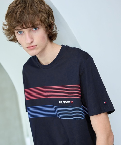 tシャツ 「オンライン限定」「ユニセックス」チェストストライプTシャツ メンズ レディース | TOMMY HILFIGER | 14