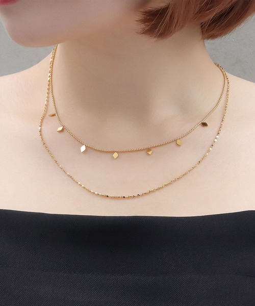 blackdia ocean（ブラックダイヤオーシャン） ネックレス ダブル