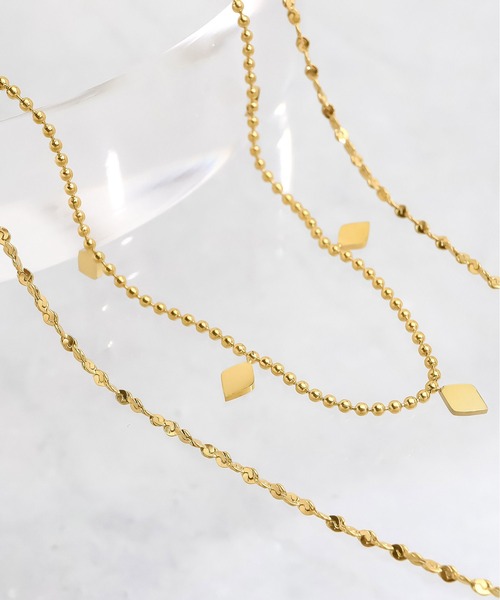 blackdia ocean（ブラックダイヤオーシャン） ネックレス ダブル