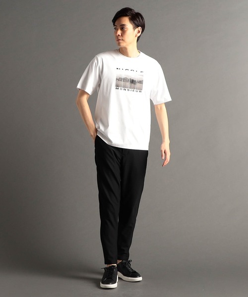 MONSIEUR NICOLE（ムッシュニコル） tシャツ フォトグラフィック