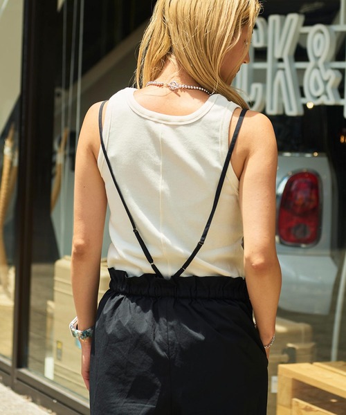 CHIGNON タンクトップ ノースリーブ テレコタンクトップ 8243