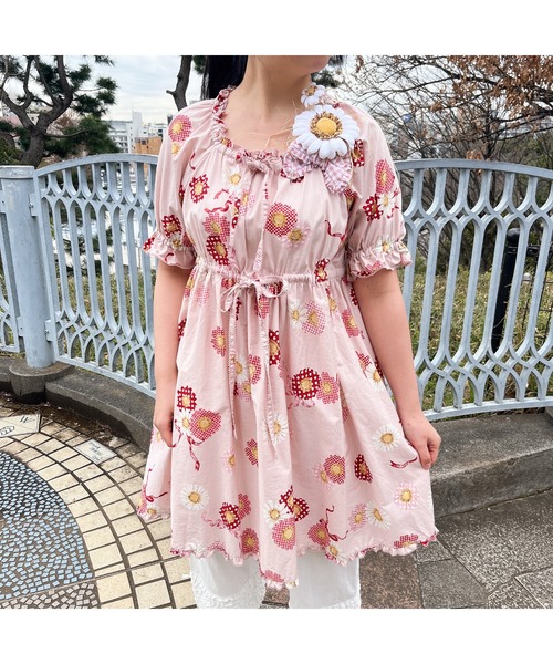 PINK HOUSE ブローチ ひな菊コサージュ レディース : ZOZOTOWN