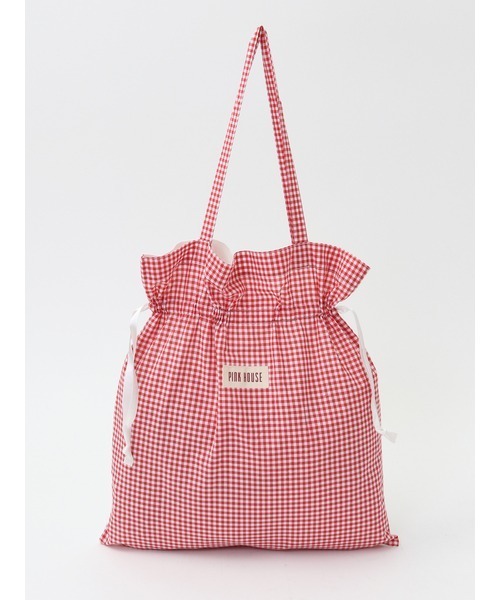 PINK HOUSE ショルダーバッグ バッグ ハートプリント巾着バッグ