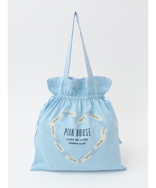 PINK HOUSE ショルダーバッグ バッグ ハートプリント巾着バッグ