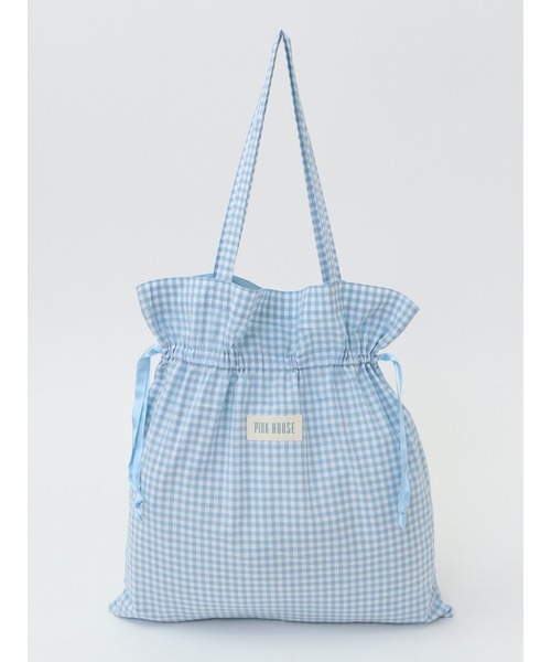 ピンクハウス 巾着バッグと靴下 PINK HOUSE ショルダーバッグ バッグ ハートプリント巾着バッグ