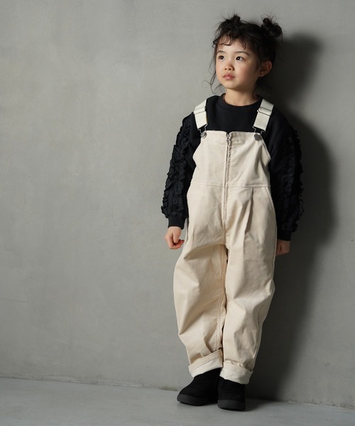 【4人のママページ♡8点】120 130 MAKE YOUR DAY サロペット オーバーオール フロントジップ