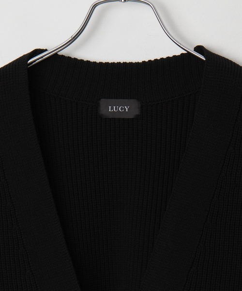 LUCY（ルーシー） カーディガン LUCY/クリアライトZIPカーディガン