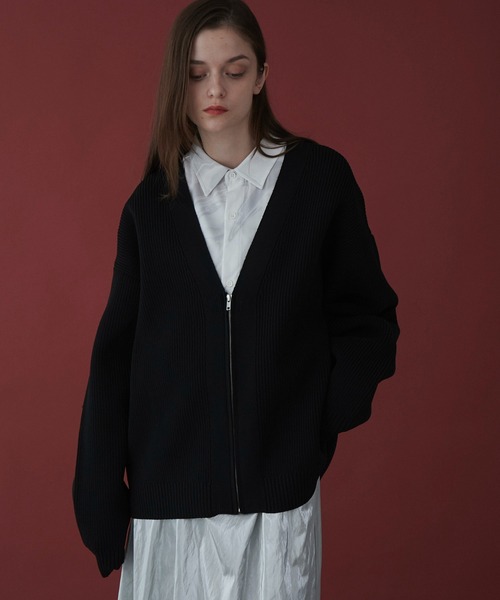 LICIEカーディガン 楽天市場】スウェットライク ニット カーディガン レディース トップス