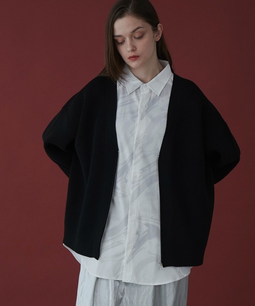 LUCY（ルーシー） カーディガン LUCY/クリアライトZIPカーディガン