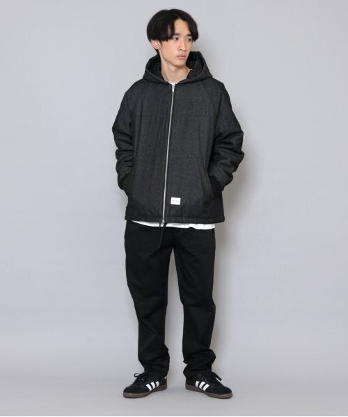 ジャケット・アウター NAUTICA Hooded Denim Jacket L☆NAUTICAノーティカBleached Hooded Denim Jacket デニム