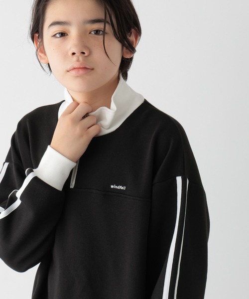 GLOBAL WORK（グローバルワーク） トレーナー 乾きやすいハーフZIP