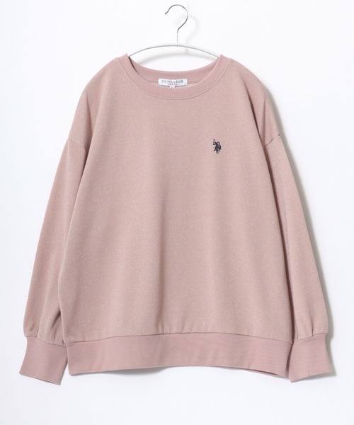 ラルフローレン　ワンポイント刺繍スウェットトレーナー　桜ピンク(XS) RalphLauren ラルフローレン トレーナー トップス ピンク スウェット