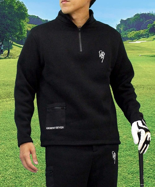 GIORNO SEVEN ゴルフ ゴルフウェア ニットフリース トレーナートップス