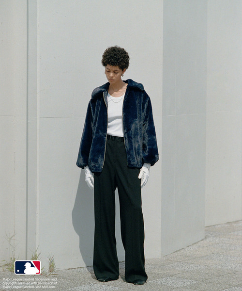 ROPE'（ロペ） コート アウター 「MLB COLLECTION BY JUN」フェイク