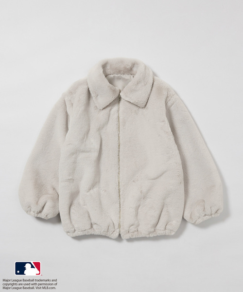 ROPE'（ロペ） コート アウター 「MLB COLLECTION BY JUN」フェイク