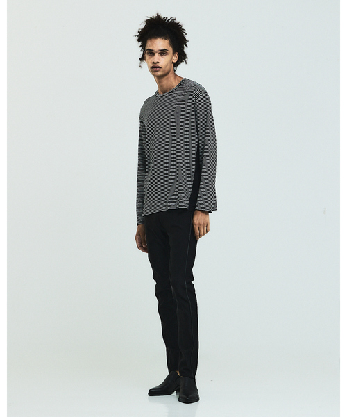 5351 POUR LES HOMMES tシャツ コンビネーション ボーダー 長袖 T