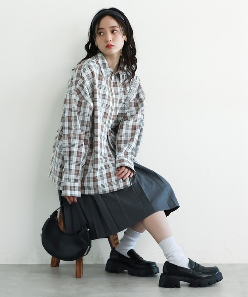 RAGEBLUE（レイジブルー） ブラウス シャツ 選べるデザイン/Wジップ