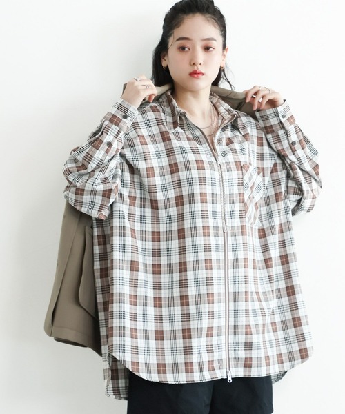 RAGEBLUE（レイジブルー） ブラウス シャツ 選べるデザイン/Wジップ