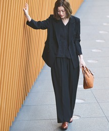 RUIRUE BOUTIQUE セットアップ ストレッチ ｜ ピークドラペル