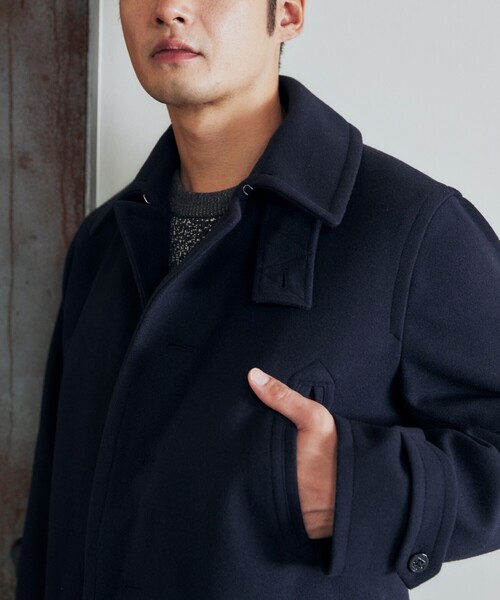 THE SHOP TK 「THE 」 ピーコート 04 ネイビー メンズ : ZOZOTOWN