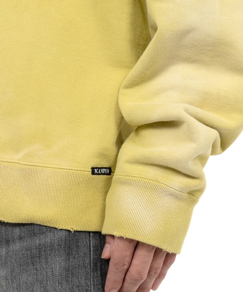 KAMIYA セーター ニット “FREEDOM” Distressed Sweatshirt メンズ 