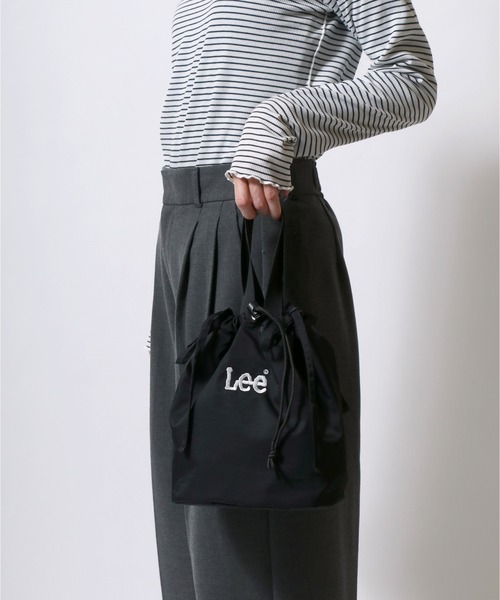Lee（リー） トートバッグ ロゴ ワンポイント刺繍 ミニシャーリング