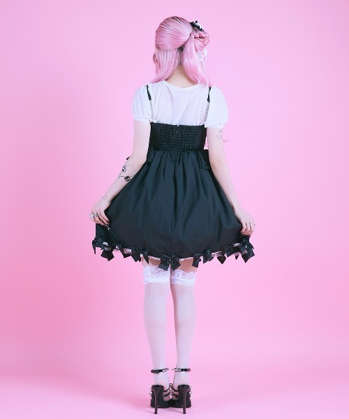 ワンピース AVENCHUMU Front ribbon chain one piece AVENCHUMU ワンピース Front ribbon chain one piece : ZOZOTOWN