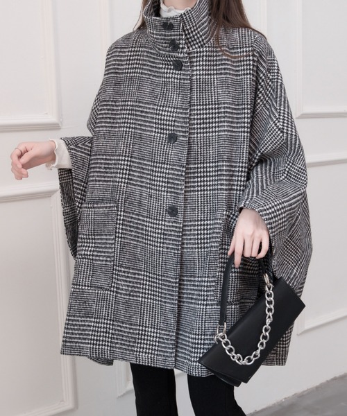 「ABITOKYO」 ポンチョコート FREE ベージュ系その他 レディース_画像7