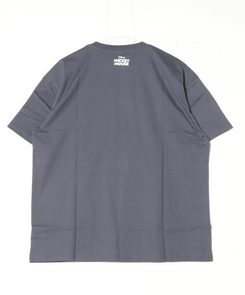 ミッキーマウス Tシャツ サイズS ダークグレー Disney tシャツ メンズ MICKEY MOUSE ミッキーマウス オーバー