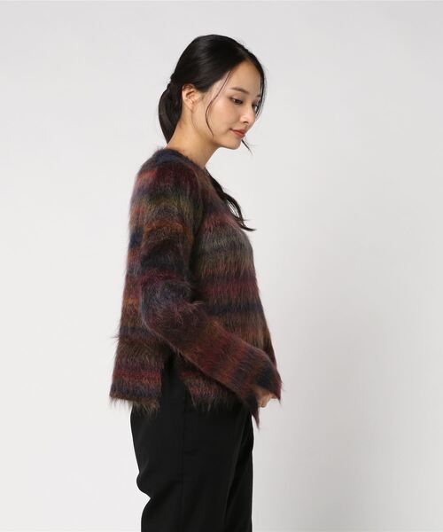 「TARO HORIUCHI」 長袖ニット FREE ブラウン レディース_画像2